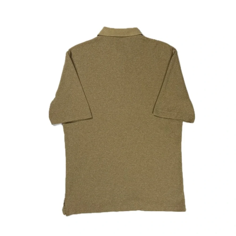 Vintage Y2K Polo Golf cotton alpaca blend houndstooth polo Shirt men‎ Small